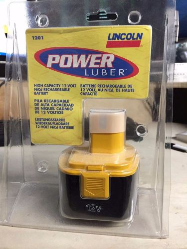NEW  Lincoln 1201 Power Luber 12V NiCd Rechargeable Battery Original Genuine   c