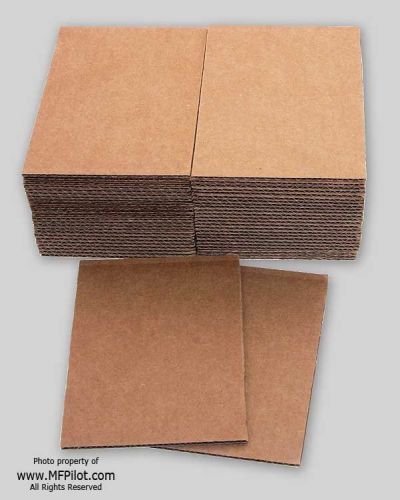 5&#034; x 7&#034; CORRUGATED SHIPPING PADS - 50 Pc Lot - NEW - FREE SHIPPING