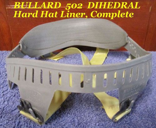 Bullard 502 hard hat fiberglass or aluminum replacement suspension liner for sale