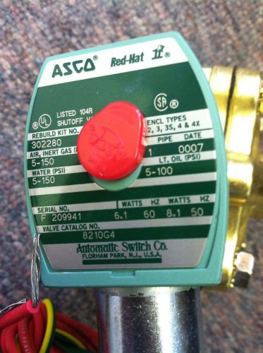 Asco red hat valve  8210g4    mp-c-080 for sale