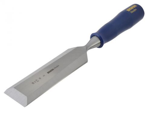 Irwin marples - m444 bevel edge chisel blue chip handle 38mm (1.1/2in) for sale