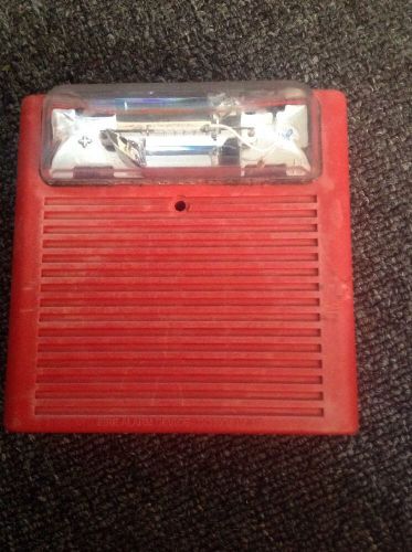 Cooper wheelock fire alarm stobe wall red fire alarm for sale