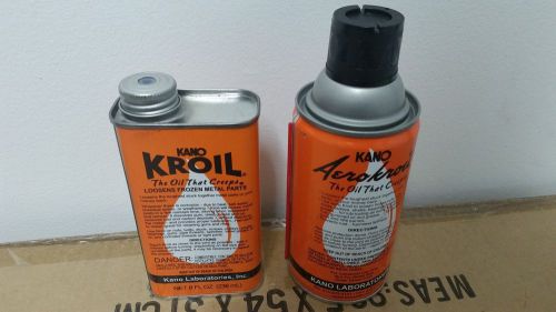 (1) KANO 8oz can KROIL + (1) 10oz can of aero KROIL THE OIL THAT CREEPS