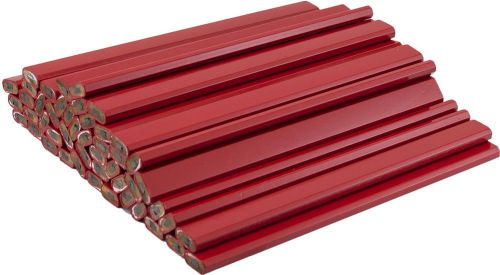 Red carpenter pencils - 72 count bulk box for sale