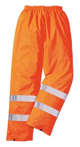 Portwest hi-vis rain pants robust protection 190t sizes m-4xl h441 for sale