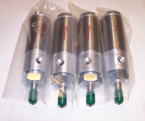 (4) ARO Silverair  Pneumatic Cylinders SD17-N4B4-014  1-1/2 x 1-1/2&#034; bore &amp; stro