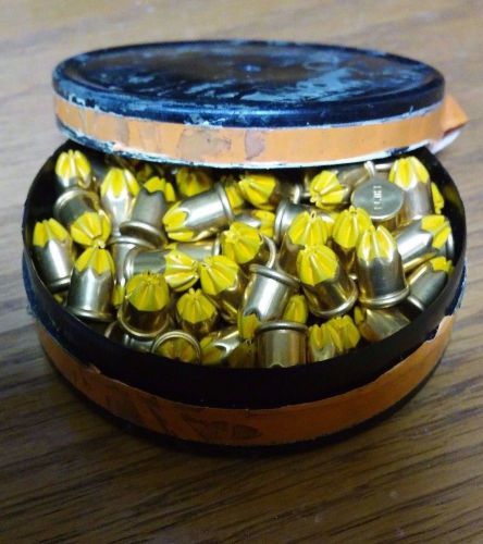 British made ucan safety cartridges 6.3 / 10 low / med .25 caliber short orange for sale