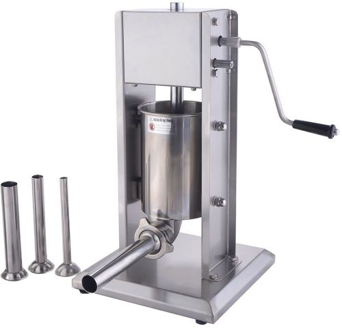 3l vertical sausage stuffer filler meat maker machine stainless steel dual speed for sale