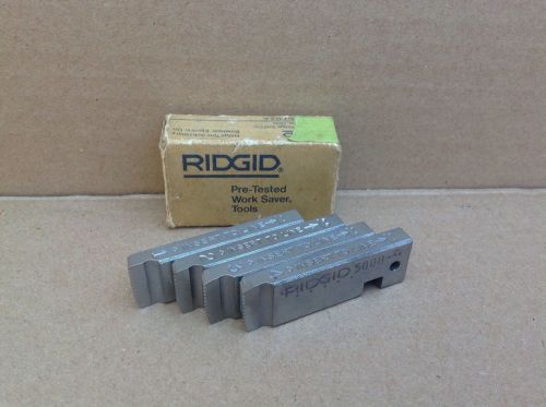 Ridgid one set 500-b bolt dies 9/16&#034; - 18 unf threader threading teeth #34 for sale
