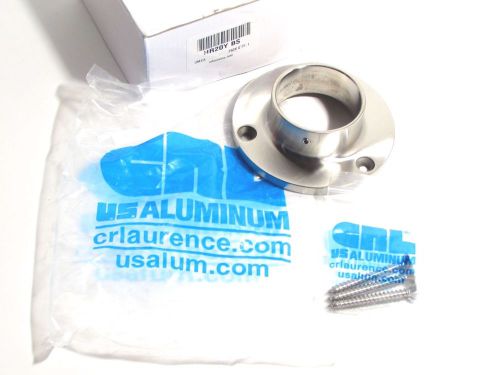 C.R. LAURENCE HR20YBS CRL Brushed Stainless Full Flange for 2&#034; Tubing