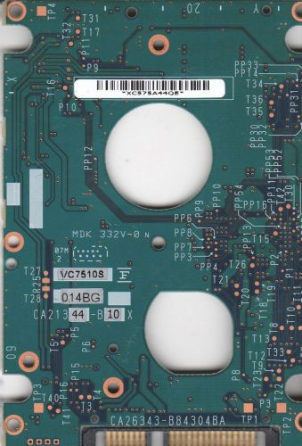 MHW2040BH, PN CA06820-B67000SC, Fujitsu 40GB SATA 2.5 PCB