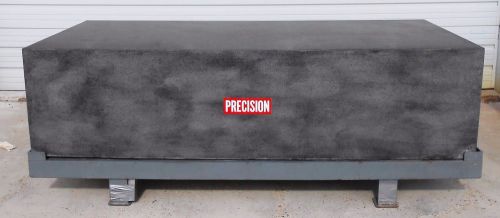 Precision granite surface plate table, 48&#034; x 96&#034; x 24&#034;, grade aa, w/ stand for sale