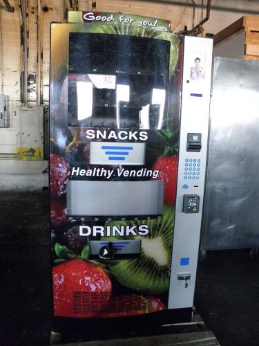 New seaga hyc950 combo dry cold healthy vending machine w/ credit card reader for sale