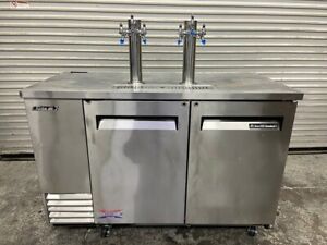 2 Door Direct Draft Beer Cooler Refrigerator Kegerator Turbo Air TBD-2SD #6228