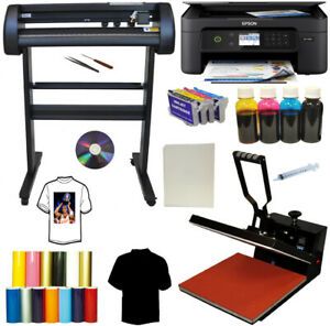 28 500g Meta Vinyl Cutter Plotter 15x15 Heat Transfer Press Wireless Printer Kit