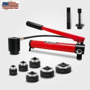 Hydraulic Hole Digger Punch Knockout Tool With 16-51mm SYK-8A Standard Mould Set