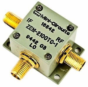Mini-Circuits ZEM-2100TC-1 100-2100MHz 7dBm SMA Coaxial RF Microwave Mixer