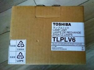 Original Toshiba TLP-LV6 TLPLV6 Lamp for TDP-S8, TDP-T8 or TDP-T9 projector