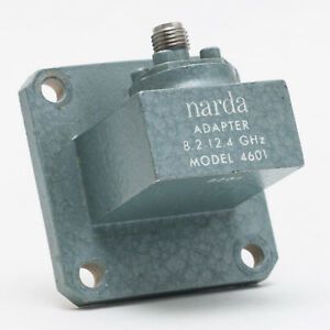 Narda Adapter 8.2-12.4 GHz Model 4601 waveguide to coaxial adapter