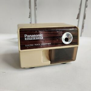 Vintage Panasonic Auto Stop Electric Pencil Sharpener KP-110 Tested Works