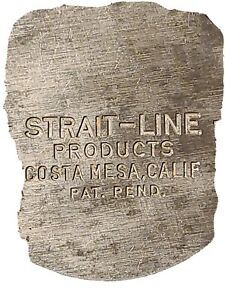 Vintage Straight-Line Chalk Line Costa Mesa Calif Free Ship&#039;g