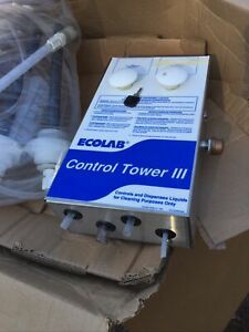 EcoLab Control Tower III Controls&amp; Dispenses Liquids For Cleaning Purposes