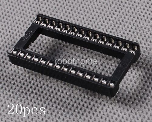 20pcs dip 28 pins wide ic sockets adaptor solder type socket brand new for sale