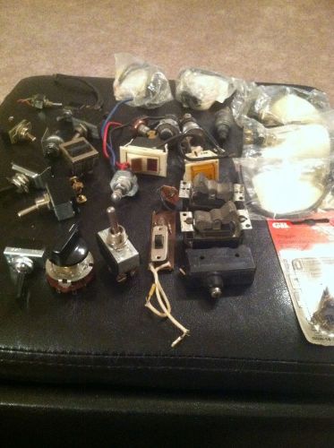 Toggle Switch On Off Switch Lot New And Vintage Lot