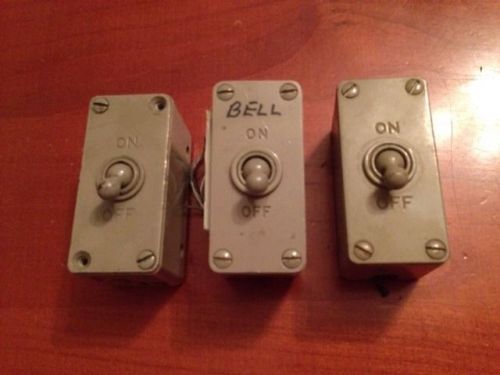 toggle switches KS-19504-L1 ON - OFF UNIVERSAL SWITCH Set Of 3