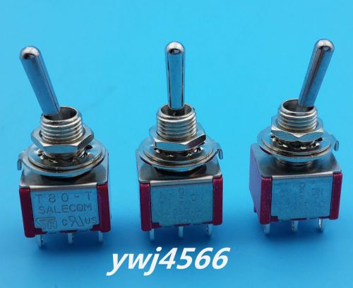 50Pcs 6-Pin DPDT ON-OFF-ON Toggle Switch 6A 125VAC Good Quality