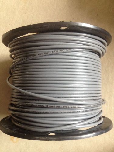 THHN/THWN 450 Feet #12 AWG Stranded Copper Wire - Gray