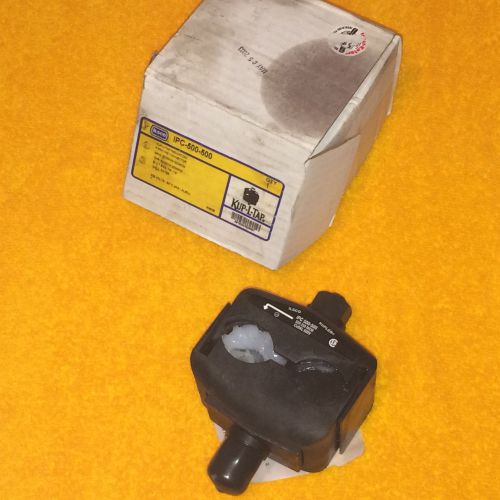 ***new*** ilsco ipc-500-500 kup-l-tap insulation piercing connector 500 mcm for sale