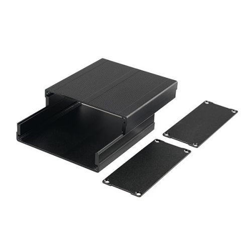 2x aluminum box enclosure case project electronic diy black 100*97*40mm(l*w*h) for sale