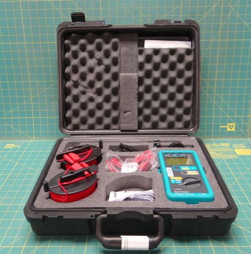 Fluke norma handy geo earth tester kit w/ stakes , wire reels , manual &amp; more for sale