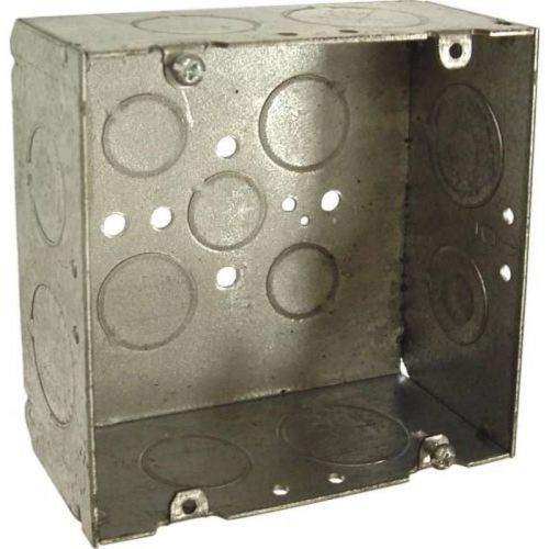 Hubbell Square Box 4-11/16&#034;  4 3/4&#034; And 4 1&#034; Knockouts 265 Outlet Boxes 265