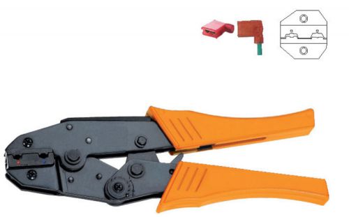 Flag F Type Female Receptacles Insulated Terminals Crimper 0.5-2.5mm2 AWG20-14