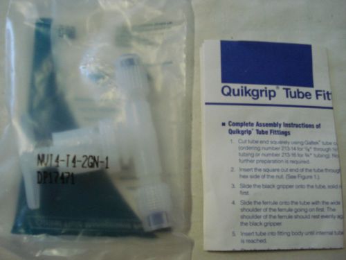 Fluoroware nvt4-t4-2gn-1 needle valve in-line w/quikgrip tube fitting,1/4in for sale