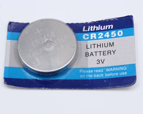 2pcs CR2450 Button batteries 3V Li-ion Battery Auto Remote Bluetooth Battery
