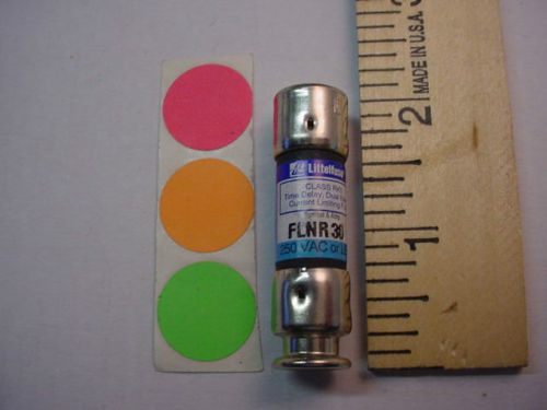1 new,fuse, littelfuse,time-delay, flnr 30,flnr-30 250vac, have qty.fast ship for sale