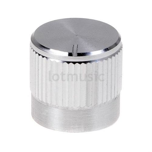 Aluminium alloy ?15x14mm 18t insert type knob silver for sale