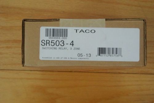 TACO SR503-4 3 PUMP SWITCHING RELAY