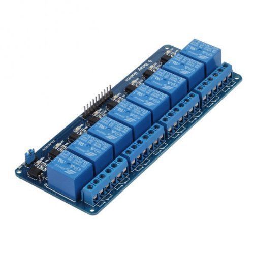 8 Channel 12V Relay Module Board with Optocoupler Power Supply PIC AVR