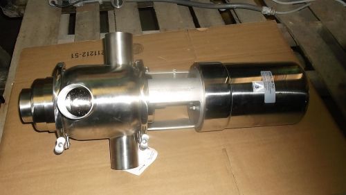 Alfa laval 2&#034; stainless sanitary valve, unique pmo plus, new for sale