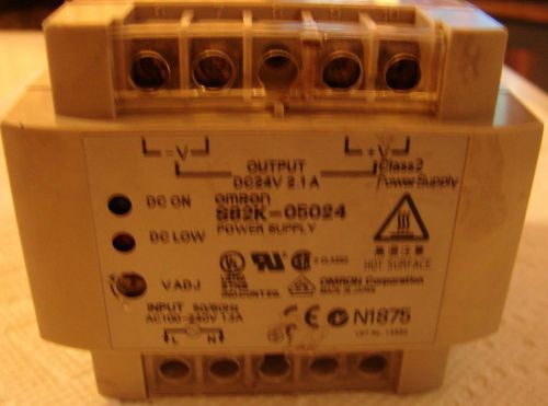 Omron s82k-05024 power supply 24vdc, 2.1a for sale