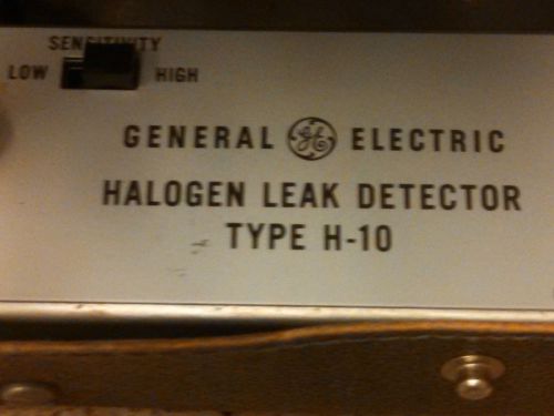 Vintage GE Halogen Leak Detector Type H-10