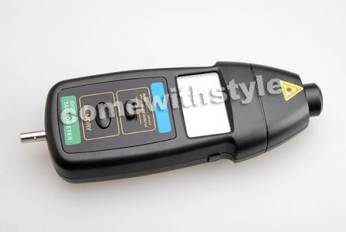 2 in 1 digtial laser photo or contact tachometer brand new!us seller! for sale