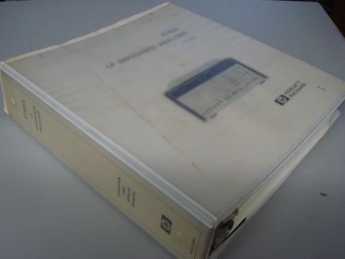 HP 4192A LF Impedance Analyzer Operation and Service Manual