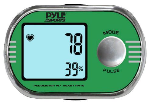 NEW Pyle PPDE60 personalized calibration 4 walking &amp; running W/ ECG Finger Touch