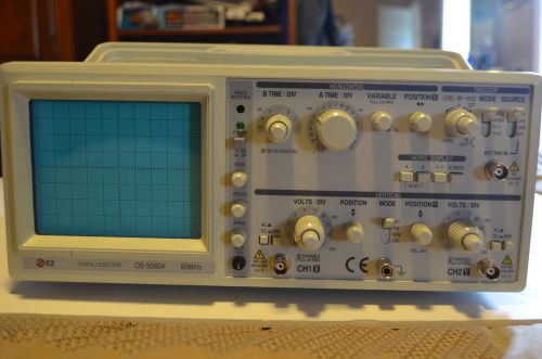OSCILLISCOPE-OS-5060A-60MHz- DUAL-CHANNEL-ELECTRICAL-VOLTAGES -ANALOG