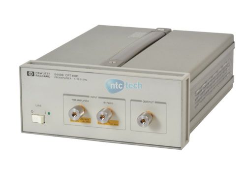 HP/Agilent HP 8449B Microwave Preamplifier, 1 - 26.5 GHz, Opt H02 Bypass